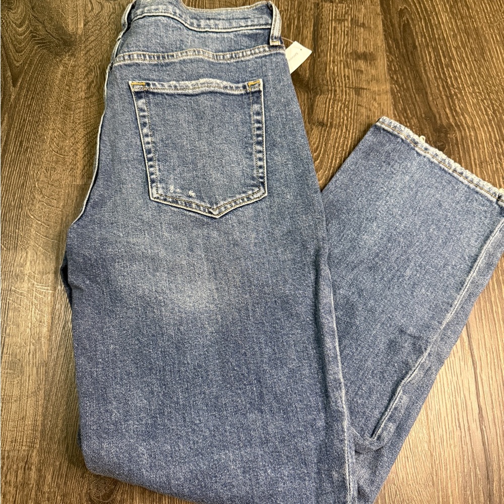 Banana Republic high waisted straight leg jeans